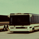 All three of the Federal Transbus project submissions. The GMC is on the left. The one in the middle is called Rohr and on the right is the AM General prototype